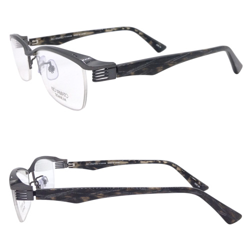 KIO YAMATO キオヤマト メガネ KT-496J col.03/04 54mm 日本製 鯖江 2color