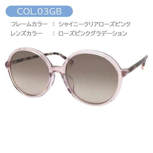 LANVIN en Bleu ランバン オン ブルー サングラス SLB008J col.0ALV/03GB/0856 54mm ラウンド UVカット 紫外線 グラデーション 3color_3
