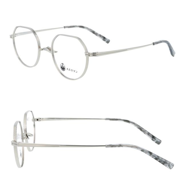 大正ロマン メガネ 10kuト3Roカ col.1010/9610/89/072 47mm トクトミロカ 徳冨蘆花 チタン 日本製 クラウンパント