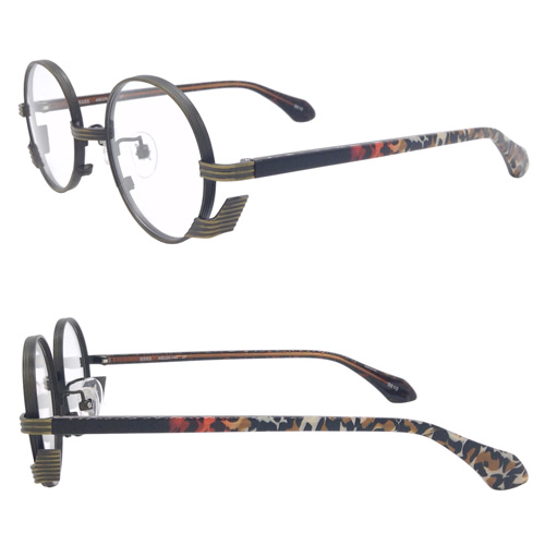 less than human レスザンヒューマン メガネ 8585 col.89/1010/9610 48mm 日本製 ぱこぱこ パコパコ 丸メガネ ラウンド 3color