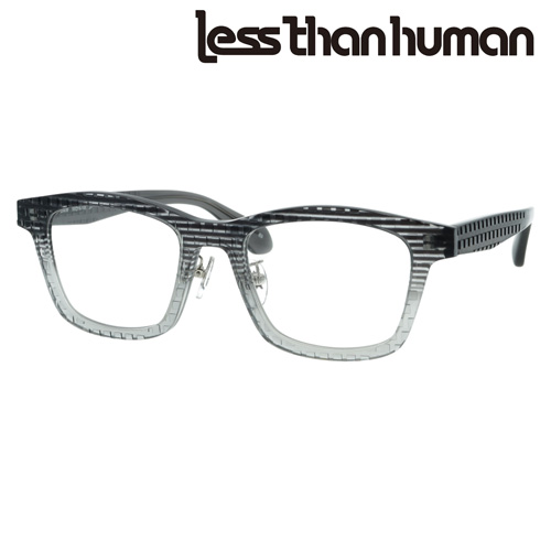 less than human レスザンヒューマン メガネ SAW col.89/810/5188 50mm 日本製 ブロック柄 3color