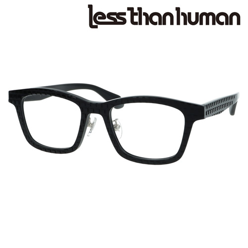 less than human レスザンヒューマン メガネ SAW col.89/810/5188 50mm 日本製 ブロック柄 3color