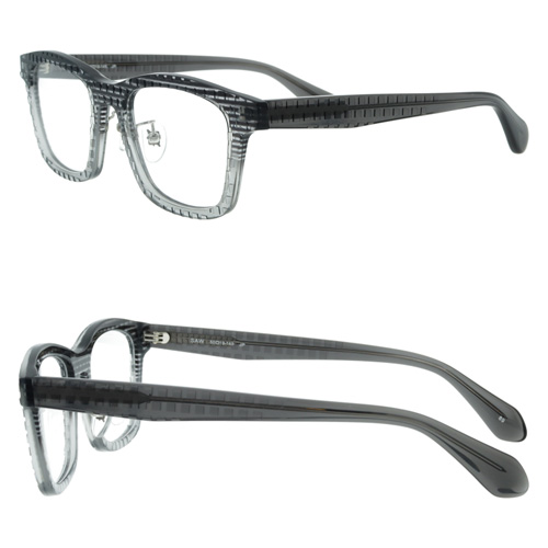 less than human レスザンヒューマン メガネ SAW col.89/810/5188 50mm 日本製 ブロック柄 3color