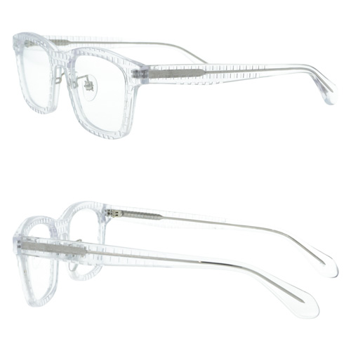 less than human レスザンヒューマン メガネ SAW col.89/810/5188 50mm 日本製 ブロック柄 3color