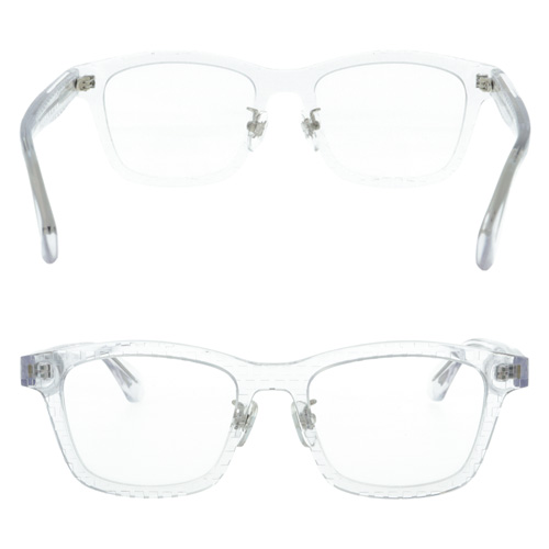 less than human レスザンヒューマン メガネ SAW col.89/810/5188 50mm 日本製 ブロック柄 3color