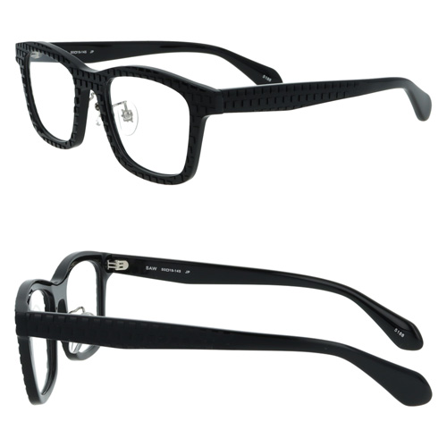 less than human レスザンヒューマン メガネ SAW col.89/810/5188 50mm 日本製 ブロック柄 3color