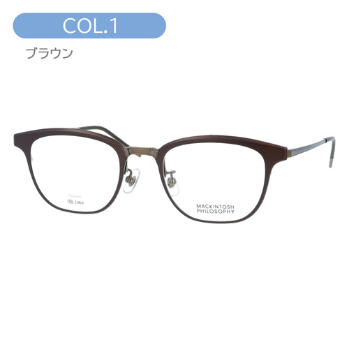 MACKINTOSH PHILOSOPHY マッキントッシュフィロソフィー 跳ね上げメガネ MP-3004 col.1/2/3 50mm 3color その他メガネ