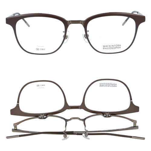 MACKINTOSH PHILOSOPHY マッキントッシュフィロソフィー 跳ね上げメガネ MP-3004 col.1/2/3 50mm 3color その他メガネ