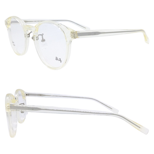 a.q. エードット メガネ AY45002 col.BK/CL/DA 47mm 鯖江 日本製