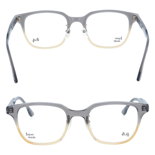 a.q. エー・ドット メガネ AY45007 col.BK/BR/GR 50mm 鯖江 日本製 シャルマン 3color 料金そのまま伊達メガネ/度付き対応 1.60〜1.74薄型非球面レンズセット_9