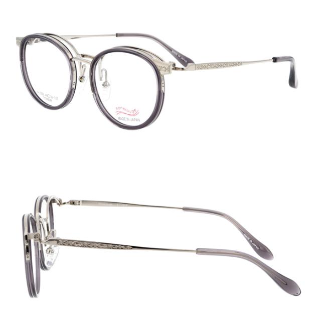 hanerouge ハネルージュ 跳ね上げメガネ hr-006 C-1/2/3/4 49mm 日本製 4color TITANIUM