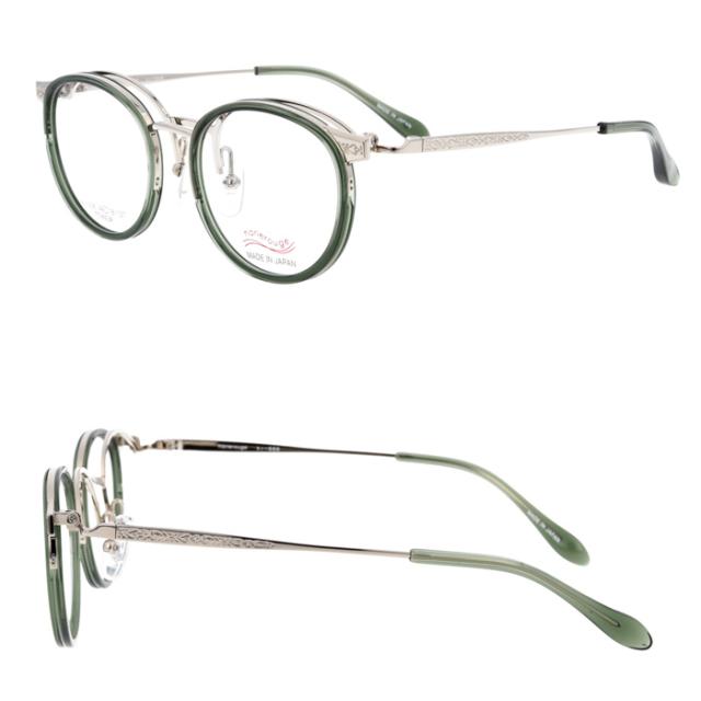 hanerouge ハネルージュ 跳ね上げメガネ hr-006 C-1/2/3/4 49mm 日本製 4color TITANIUM