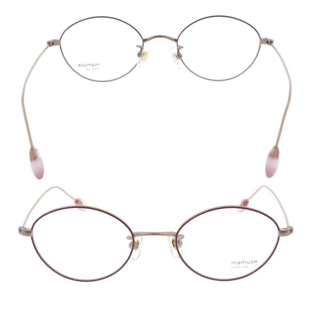 mamuse マミューズ メガネ m-8032 col.BLU/SKGR/ORBR/RBY 47mm 4color 日本製_12