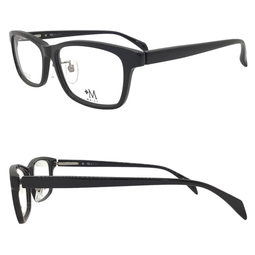 +M MA-JI プラスエム マージ メガネ PM-202 col.1/2/4 59mm 大きいサイズ ビッグサイズ ロングテンプル ワイド 紳士 マージマサトモ 3color