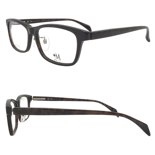 +M MA-JI プラスエム マージ メガネ PM-202 col.1/2/4 59mm 大きいサイズ ビッグサイズ ロングテンプル ワイド 紳士 マージマサトモ 3color