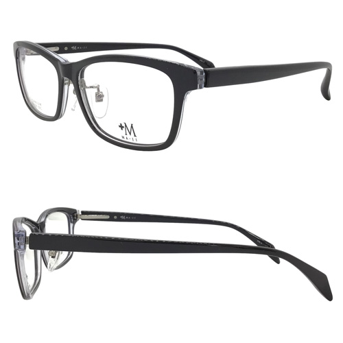 +M MA-JI プラスエム マージ メガネ PM-202 col.1/2/4 59mm 大きいサイズ ビッグサイズ ロングテンプル ワイド 紳士 マージマサトモ 3color