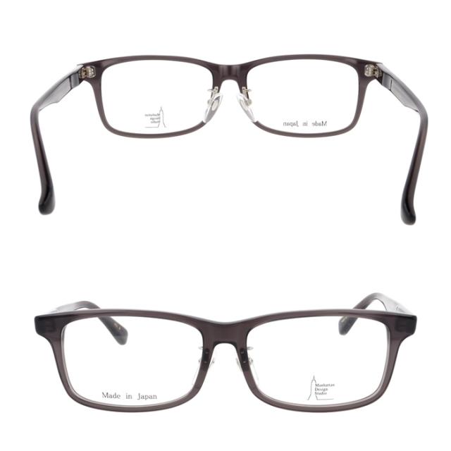 Manhattan Design Studio マンハッタン デザイン スタジオ メガネ MDS-122 col.1/2/3 60mm 日本製 大きいサイズ ビッグサイズ ロングテンプル 3color Made in Japan