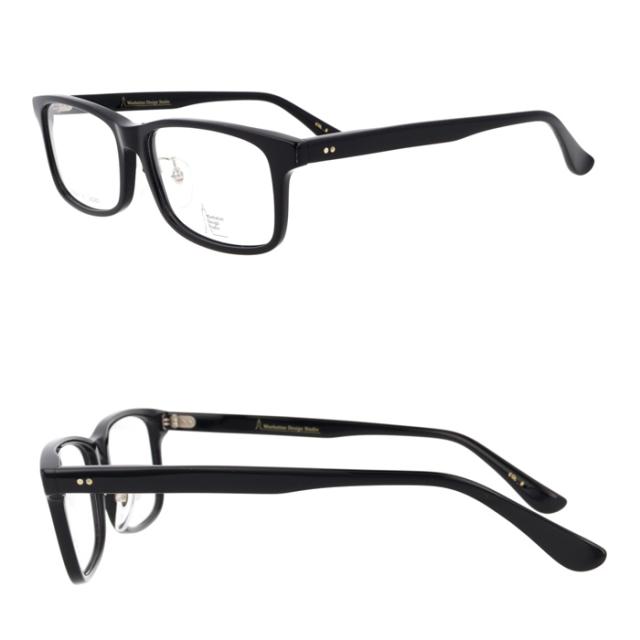 Manhattan Design Studio マンハッタン デザイン スタジオ メガネ MDS-122 col.1/2/3 60mm 日本製 大きいサイズ ビッグサイズ ロングテンプル 3color Made in Japan