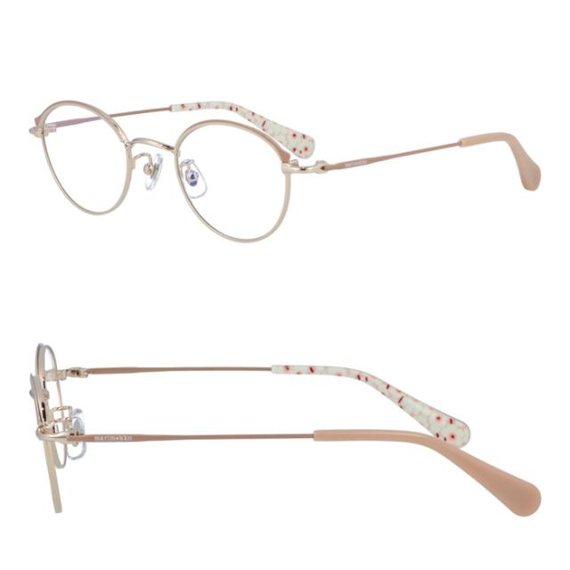 marimekko マリメッコ メガネ Jasmin 32-0086 col.01/02/03 46mm コンパクトフレーム 小さめサイズ  花柄 3color