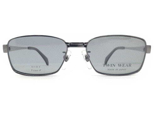 【TWINWEAR(ツインウェア)】【メガネ】【マグネット式サングラス】　TW-8000　col.3　52ｍｍ　日本