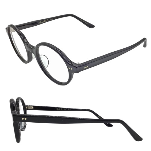 銘品晴夫作 メガネ メイヒンハルオサク ME-27 col.1/3 46mm 全2色 HAND MADE IN JAPAN 日本製