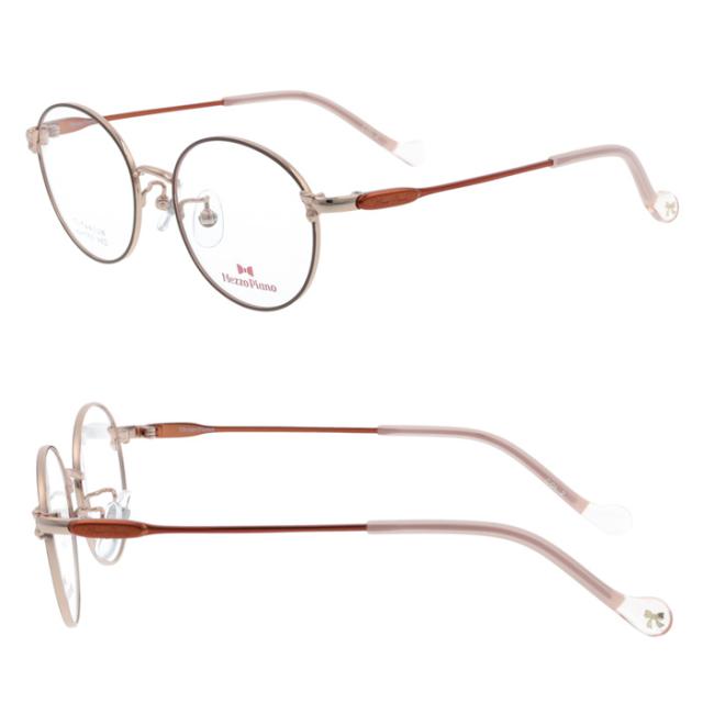 Mezzo piano メゾ ピアノ 子供用メガネ mp-163 col.1/2/3/4 46mm メゾピアノ キッズ チタニウム (4color)