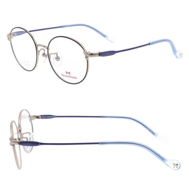 Mezzo piano メゾ ピアノ 子供用メガネ mp-163 col.1/2/3/4 46mm メゾピアノ キッズ チタニウム (4color)