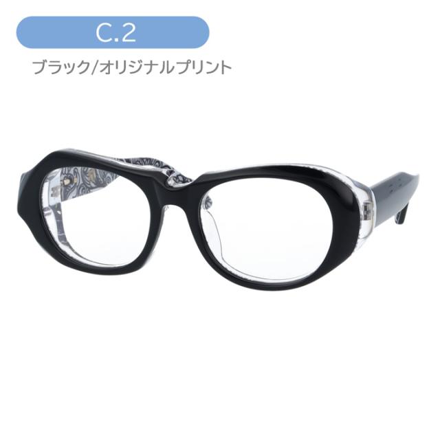 MonkeyFlip モンキーフリップ メガネ 寒霞 かんか col.1/2/6 51mm 3color