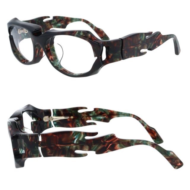 MonkeyFlip モンキーフリップ メガネ 妙義 みょうぎ col.1/2/3/6 54mm 4color