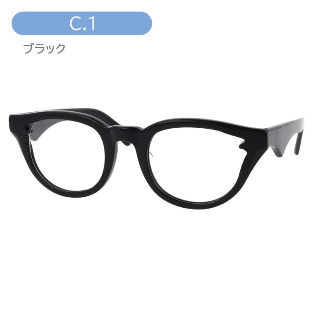 MonkeyFlip モンキーフリップ メガネ 龍月 りゅうげつ col.1/2/3/5 50mm 4color