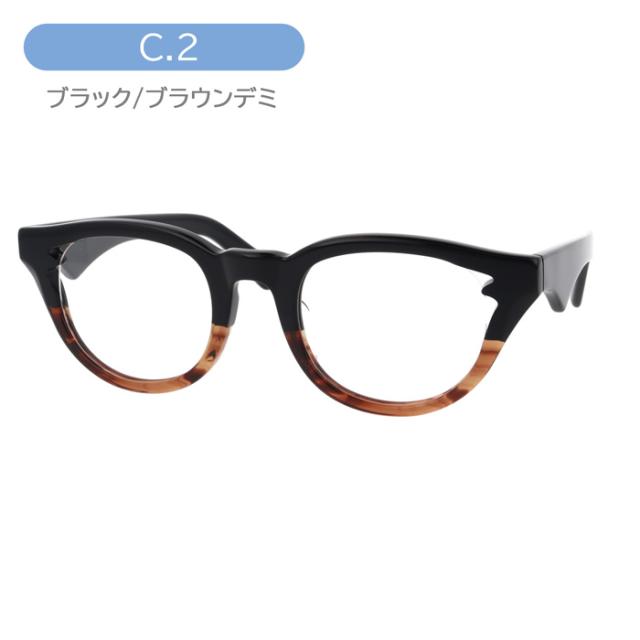 MonkeyFlip モンキーフリップ メガネ 龍月 りゅうげつ col.1/2/3/5 50mm 4color