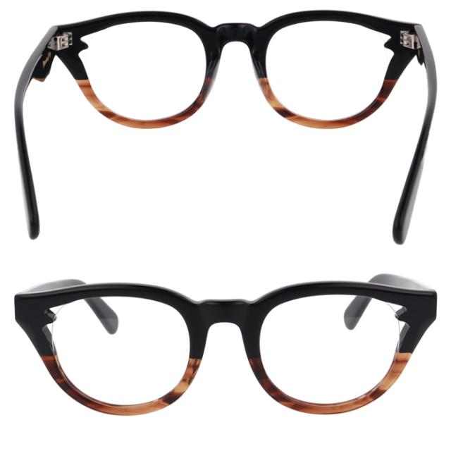 MonkeyFlip モンキーフリップ メガネ 龍月 りゅうげつ col.1/2/3/5 50mm 4color