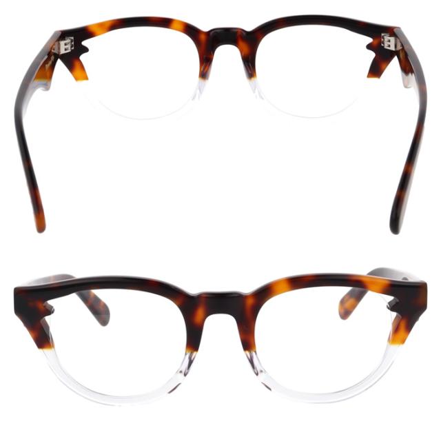 MonkeyFlip モンキーフリップ メガネ 龍月 りゅうげつ col.1/2/3/5 50mm 4color