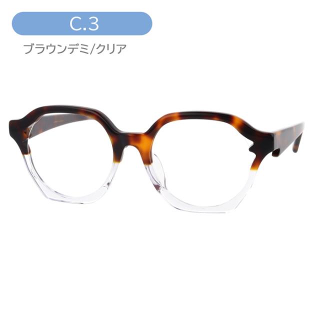 MonkeyFlip モンキーフリップ メガネ 龍雪 りゅうせつ col.1/2/3/5 51mm 4color