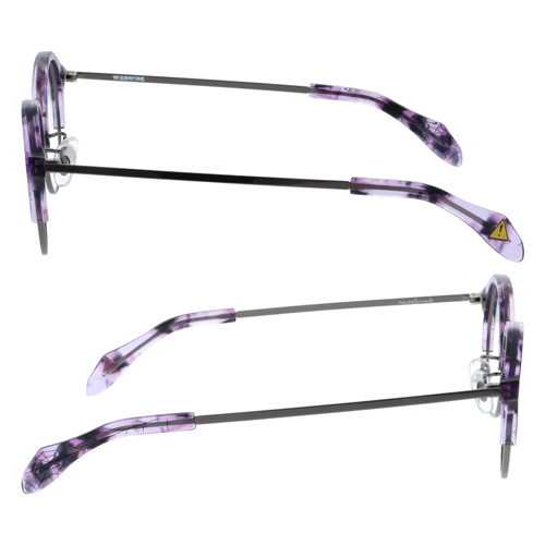 MonkeyFlip Screech モンキーフリップ スクリーチ メガネ WARN!NG col.2/5 47mm WARNING 2color