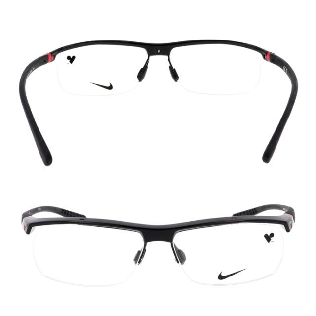 NIKE ナイキ メガネ NIKE  7071/2 col.002/011/071/075  57mm 4color ハーフリム 超軽量 スポーツ