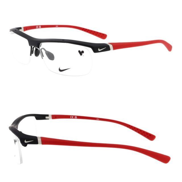 NIKE ナイキ メガネ NIKE  7071/2 col.002/011/071/075  57mm 4color ハーフリム 超軽量 スポーツ
