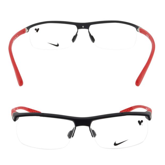 NIKE ナイキ メガネ NIKE  7071/2 col.002/011/071/075  57mm 4color ハーフリム 超軽量 スポーツ