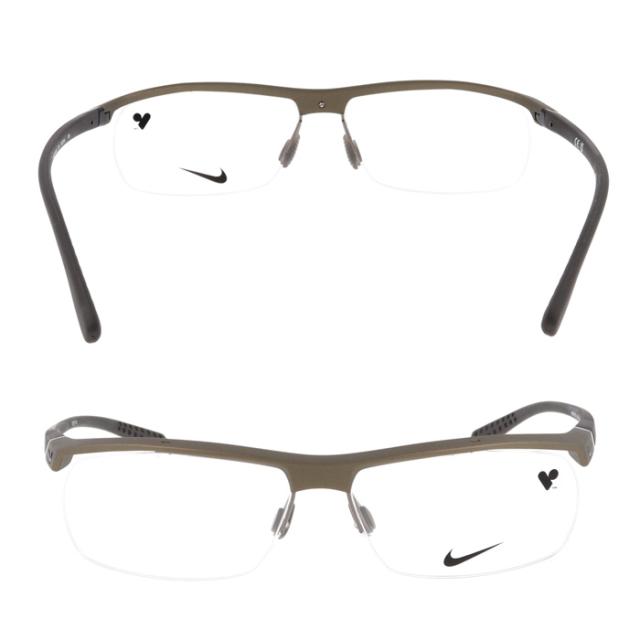 NIKE ナイキ メガネ NIKE  7071/2 col.002/011/071/075  57mm 4color ハーフリム 超軽量 スポーツ