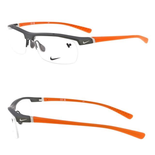 NIKE ナイキ メガネ NIKE  7071/2 col.002/011/071/075  57mm 4color ハーフリム 超軽量 スポーツ