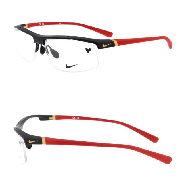 NIKE ナイキ メガネ NIKE  7071/3 col.016/069/071 59mm 3color ハーフリム 超軽量 スポーツ