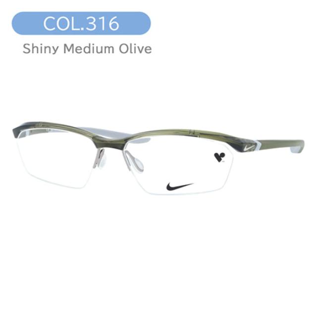 NIKE ナイキ メガネ NIKE 7140AF col.002/004/030/033/316 57mm 5color ハーフリム