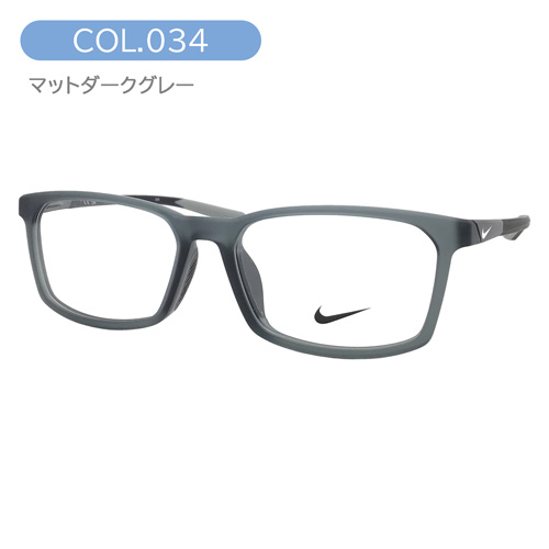 NIKE ナイキ メガネ NIKE 7288LB col.001/006/034/410 55mm 4color 黒縁 スクエア スポーツ