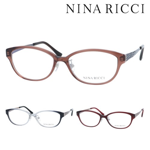 NINA RICCI ニナリッチ メガネ NR26660R col.BR/GR/WI 53mm 90th Anniversary 日本製 3color