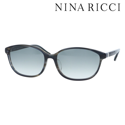 NINA RICCI ニナリッチ 黒眼鏡 NR27552 col.BR/GR/WI 56粍 日本製 紫外線 UVはね除ける 3color
