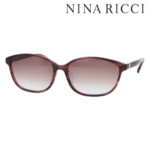 NINA RICCI ニナリッチ 黒眼鏡 NR27552 col.BR/GR/WI 56粍 日本製 紫外線 UVはね除ける 3color