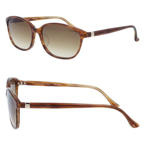 NINA RICCI ニナリッチ 黒眼鏡 NR27552 col.BR/GR/WI 56粍 日本製 紫外線 UVはね除ける 3color