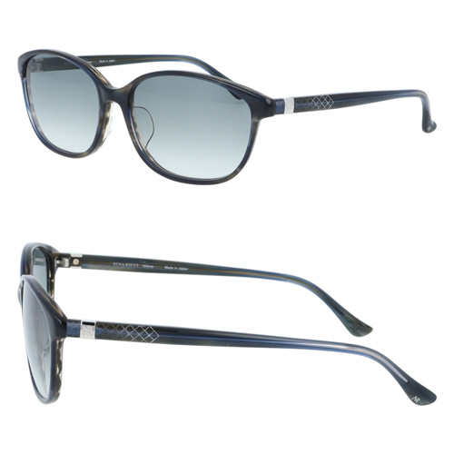 NINA RICCI ニナリッチ 黒眼鏡 NR27552 col.BR/GR/WI 56粍 日本製 紫外線 UVはね除ける 3color