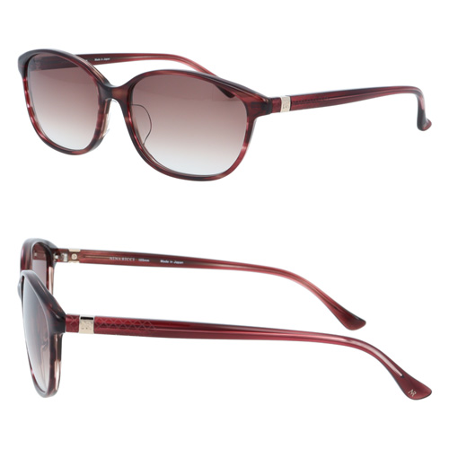 NINA RICCI ニナリッチ 黒眼鏡 NR27552 col.BR/GR/WI 56粍 日本製 紫外線 UVはね除ける 3color