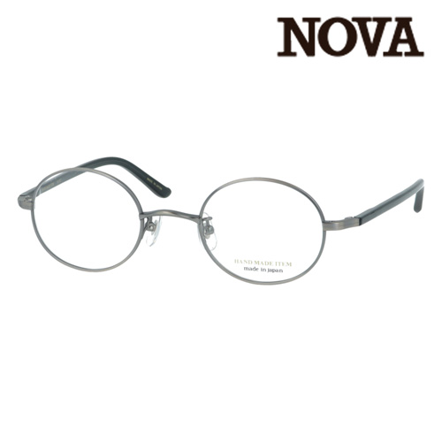NOVA ノバ メガネ H-3117 C-2/5/7/8 45mm 日本製 HAND MADE ITEM 4color